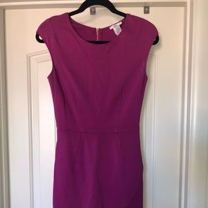 Pink dress with slit